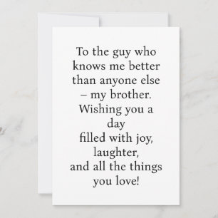 SPECIALE KAART VOOR SPECIALE BROEDDAG