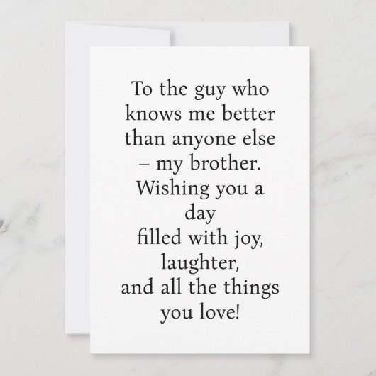 SPECIALE KAART VOOR SPECIALE BROEDDAG (Voorkant)