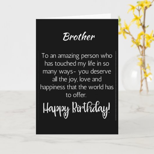 SPECIALE KAART VOOR SPECIALE BROEDDAG (Gele Bloem)