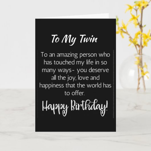 SPECIALE KAART VOOR "SPECIALE" TWEEDE TWEEDE VERGA (Gele Bloem)