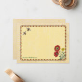 Speciale kaarten voor suikerbieten notitiekaartje (Voorkant / Achterkant in situ)