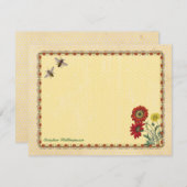 Speciale kaarten voor suikerbieten notitiekaartje (Voorkant / Achterkant)