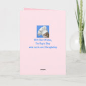 Speciale kat magische Valentijnsdag Feestdagen Kaart (Achterkant)