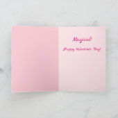 Speciale kat magische Valentijnsdag Feestdagen Kaart (Binnen)