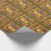 Speciale Kente doek textuur print Cadeaupapier (Hoek)