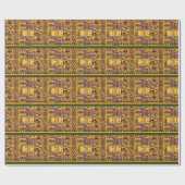 Speciale Kente doek textuur print Cadeaupapier (Vlak)