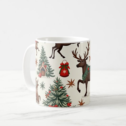 speciale kerst koffiemok (Voorkant links)