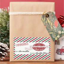 Speciale kerstbezorging van de kerstman