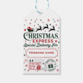 Speciale kerstExpress-levering Cadeaulabel (Voorkant)