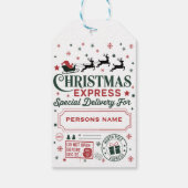 Speciale kerstExpress-levering Cadeaulabel (Achterkant)