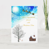 Speciale kerstkaart kaart (Voorkant)