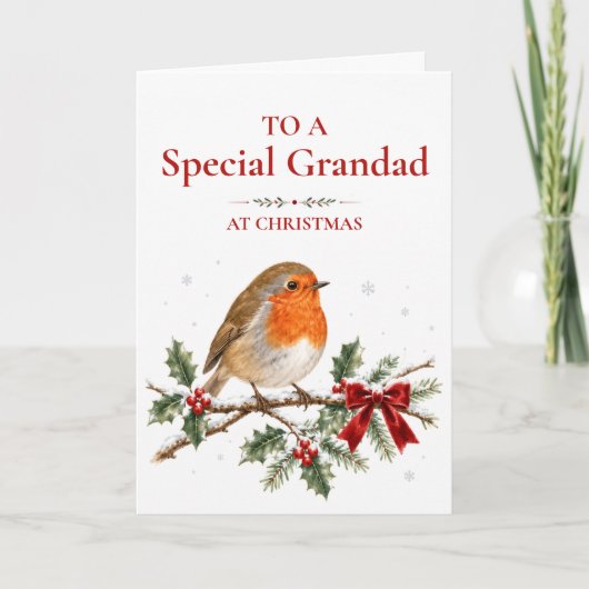 Speciale Kerstkaart voor Opa Kaart (Voorkant)