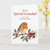 Speciale Kerstkaart voor Opa Kaart (Gele Bloem)