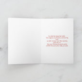 Speciale kerstkaart voor papa kaart (Binnen)