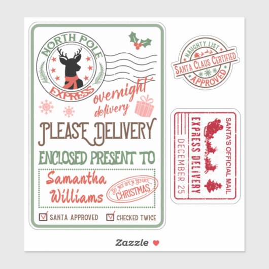 Speciale kerstkerstkerstkerstkerstkerstbestelling sticker (Vel)