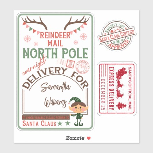 Speciale kerstkerstkerstkerstkerstkerstbestelling sticker (Vel)