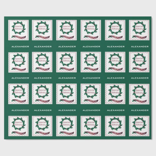 Speciale kerstkerstkerstkerstlevering cadeaupapier (Vlak)