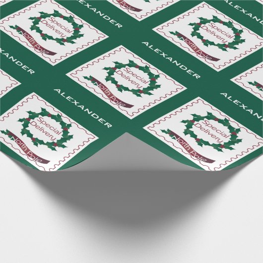 Speciale kerstkerstkerstkerstlevering cadeaupapier (Hoek)