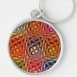 Speciale kerstkleuren Sneeuw Kerstman HoHoHo Pop A Sleutelhanger