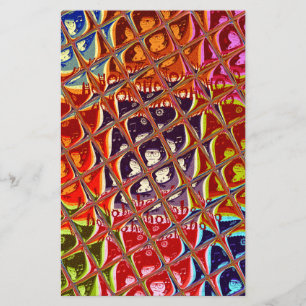 Speciale kerstkleuren Snow Santa HoHoho-Pop Ar Briefpapier