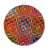 Speciale kerstkleuren Snow Santa HoHoho-Pop Ar Dartbord (Voorkant)