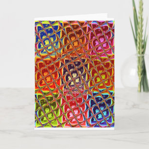 Speciale kerstkleuren Snow Santa HoHoho-Pop Ar Feestdagen Kaart