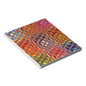 Speciale kerstkleuren Snow Santa HoHoho-Pop Ar Notitieblok (Schuin)