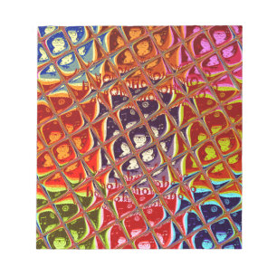 Speciale kerstkleuren Snow Santa HoHoho-Pop Ar Notitieblok