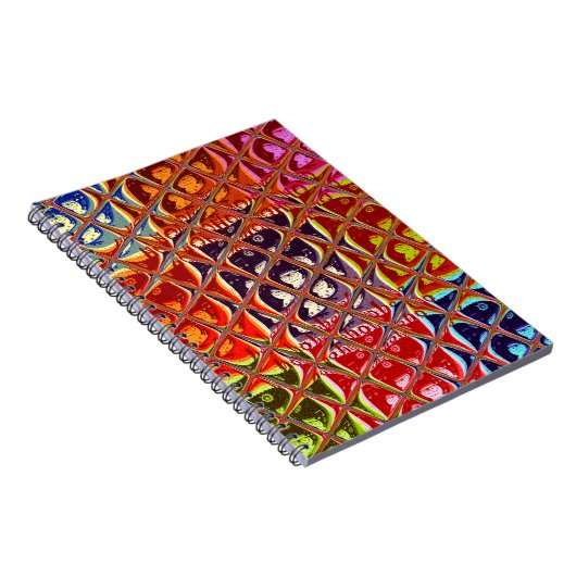 Speciale kerstkleuren Snow Santa HoHoho-Pop Ar Notitieboek (Rechterzijde)