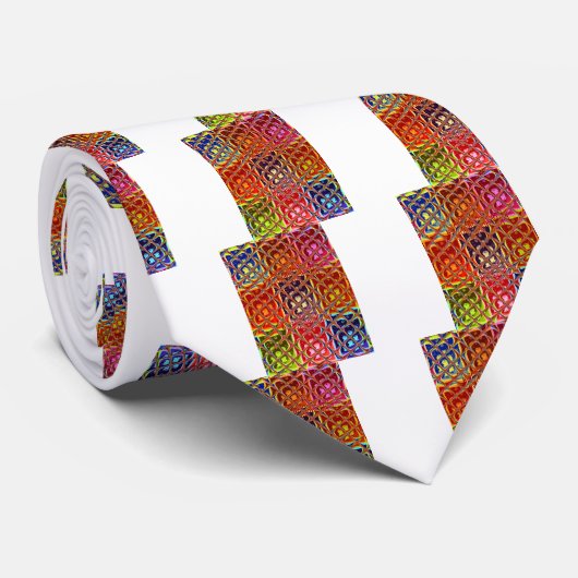 Speciale kerstkleuren Snow Santa HoHoho-Pop Ar Stropdas (Opgerold)