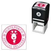 Speciale kerstlevering rendieren  zelfinktende stempel (In situ)