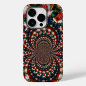 Speciale Kerstman Kaleidoscoop Ontwerp Case-Mate iPhone Case (Achterkant)