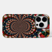 Speciale Kerstman Kaleidoscoop Ontwerp Case-Mate iPhone Case (Achterkant (horizontaal))