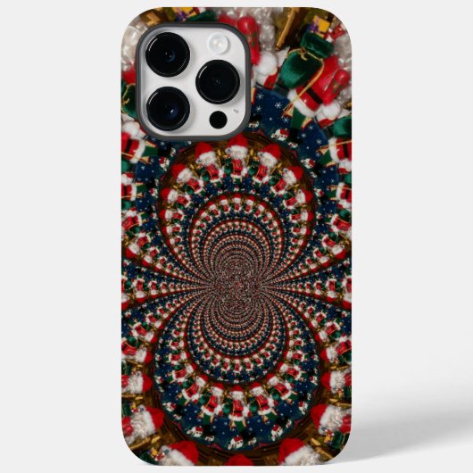 Speciale Kerstman Kaleidoscoop Ontwerp Case-Mate iPhone Case (Achterkant)