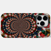 Speciale Kerstman Kaleidoscoop Ontwerp Case-Mate iPhone Case (Achterkant (horizontaal))