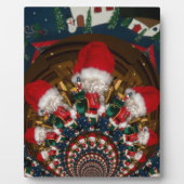 Speciale Kerstman Kaleidoscoop Ontwerp Fotoplaat (Voorkant)