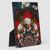 Speciale Kerstman Kaleidoscoop Ontwerp Fotoplaat (Zijkant)