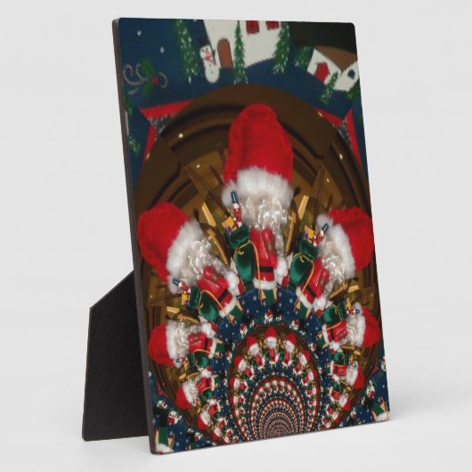 Speciale Kerstman Kaleidoscoop Ontwerp Fotoplaat (Zijkant)