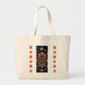 Speciale Kerstman Kaleidoscoop Ontwerp Grote Tote Bag (Voorkant)