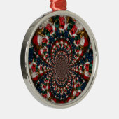 Speciale Kerstman Kaleidoscoop Ontwerp Metalen Ornament (Rechts)