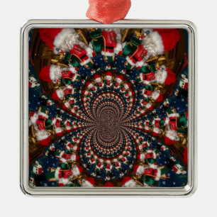 Speciale Kerstman Kaleidoscoop Ontwerp Metalen Ornament