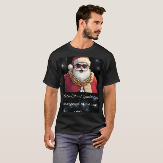 Speciale Kerstman Kerst T-Shirt (Voorkant volledig)