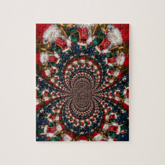 Speciale Kerstmis Kabouter Kaleidoscoop Ontwerp Legpuzzel (Verticaal)