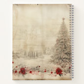 Speciale kerstrecepten. Pijnbomen en sneeuw Notitieboek (Achterkant)