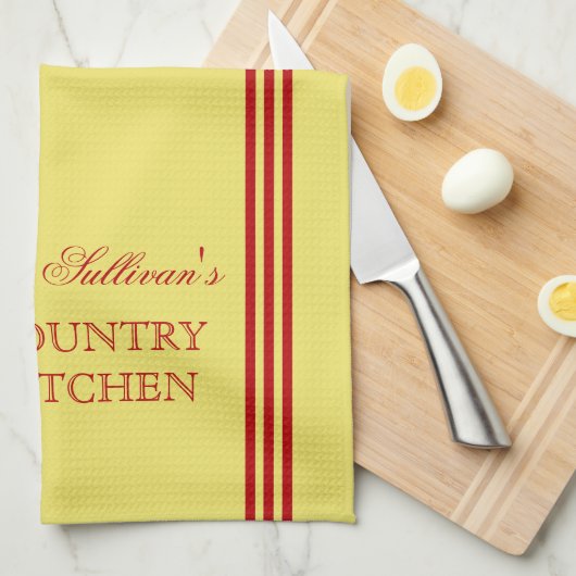 Speciale keukenhanddoeken in Franse stijl Stripe (Quarter Fold)