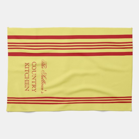 Speciale keukenhanddoeken in Franse stijl Stripe (Horizontaal)