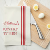 Speciale keukenhanddoeken in Franse stijl Stripe (Quarter Fold)