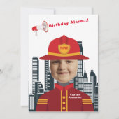 Speciale kinderen op zaterdag Amathday Firefighter Kaart (Voorkant)
