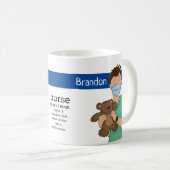 Speciale kinderverzorger koffiemok (Voorkant rechts)