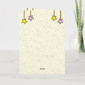 Speciale kleindochter luipaard kinder bruine verja kaart (Achterkant)